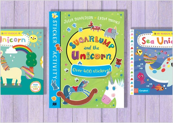 Three Illustrative book keeo on the table